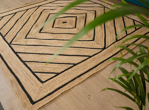 Tapis en jute rectangulaire en coton de luxe Design moderne personnalisé pour ensembles de tapis de grande taille pour salon chambre salle de bain cuisine - Product Image 3