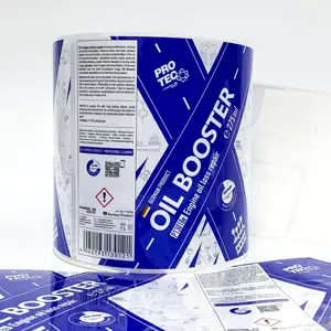 化工产品瓶包装标签定制强粘防水耐用贴纸印刷