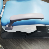 Chaise dentaire réglable froide/chaude de seringue à 3 voies de visionneuse de film dentaire menée médicale d'hôpital