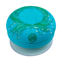 Haut-parleur de douche étanche IPX4 avec ventouse, mini haut-parleur Bluetooth avec basses pour salle de bain et piscine