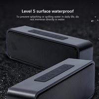 Altavoz Inalámbrico Impermeable IPX-5 V5.3, Subwoofer Portátil de Alta Potencia con Ranura para Tarjeta, Equipo de Sonido Recargable por USB-C