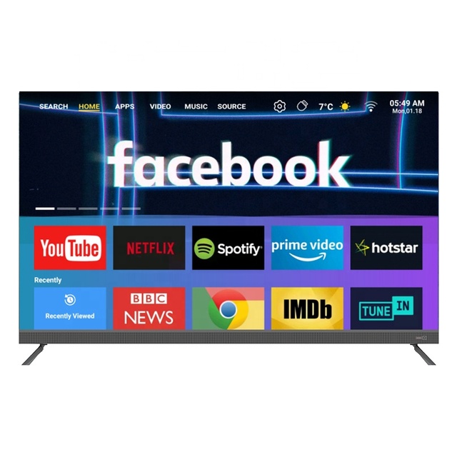 Universal 40 Inch LED TV with HDTV 4K Resolution for Hotel Use