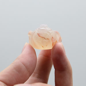 Vente en gros de pierres de fleurs d'agate Sakura, pierres de fleurs d'agate pour le thé, sculptures de pierres de palmier au meilleur prix - Product Image 4