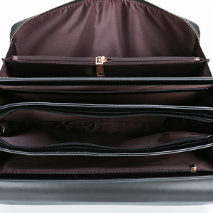 OEM/ODM-maletín portátil de cuero sintético con forma de lujo para hombre, maletín para ordenador portátil, con bloqueo de contraseña, para negocios - Product Image 3