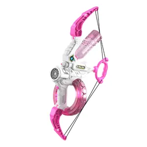 弓と矢2in1電気自動水鉄砲10穴バブルヘッドバブルマシン子供のための夏の外のおもちゃ - Product Image 1