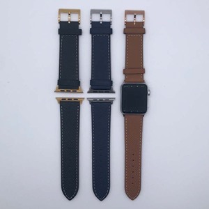 Venta caliente correa de repuesto de cuero de becerro genuino grano completo 22mm hebilla de acero inoxidable correa de reloj de liberación rápida para reloj - Product Image 2