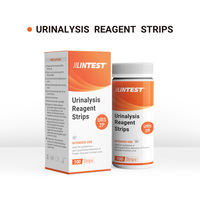 Kit de bandelettes de test d'urine clinique avec détection de protéines et de glucose Jauges de réactif d'analyse d'urine multiparamètres pour usage domestique/laboratoire