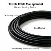Kabel DAC Pasif 400G QSFP-DD ke 400G QSFP DD dengan Jaket LSZH, Kabel Twinaxial Tembaga, Kabel Direct Attach Grosir dari Pabrik