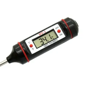 Thermomètre de cuisine portable HEDAO WT-1, numérique, pour barbecue, viande, eau, huile, cuisson au four, aliments - Product Image 4