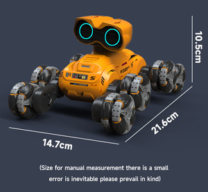 New Outdoor RC Stunt Car Toy Dog Model with Light-Up Effect and Music Includes Remote <strong>Controller</strong> Charger <strong>USB</strong> Cable - Product Image 2