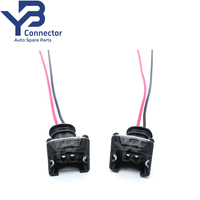 282189-1 TE Connectivity Konektor AMP 2 Pin Betina 48V Siap Pakai 2.8mm Konektor Tertutup Pigtail