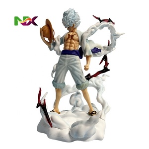 Statua GK di Luffy Nika Gear 5 in Piedi, Modello Anime in Posa da Combattimento, Decorazione da Scrivania da Collezione - Product Image 1