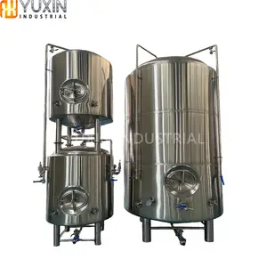 Bia Lager ngang bể lên men thép không gỉ hình nón lên men xe tăng