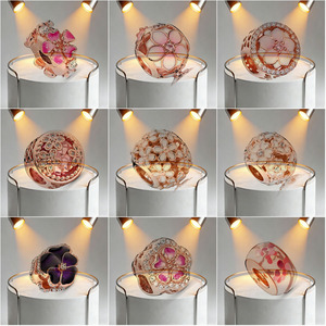 Set de Cuentas de Plata S925ALE de Alta Calidad al por Mayor, Cuentas de Plata y Oro Rosa para <span class=keywords><strong>Abalorios</strong></span> DIY de Margaritas y Magnolias, Regalos para Mujer - Product Image 5