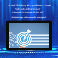 10,1 Zoll 1280*800 LVDS IPS Industrieller TFT LCD-Bildschirm für Automatisierungssteuerungsgeräte