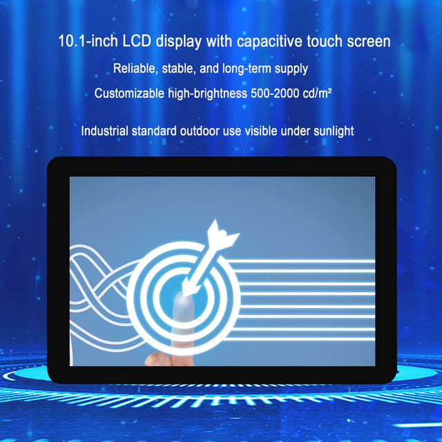10.1 Inch 1280*800 LVDS IPS Industrial TFT LCD Screen for Automation Control Equipment