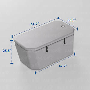 <span class=keywords><strong>Vasca</strong></span> da Bagno Gonfiabile di Lusso Ambohr in PVC con <span class=keywords><strong>Bordi</strong></span> Smussati, Piscina per Immersione Fredda, <span class=keywords><strong>Vasca</strong></span> Idromassaggio Pieghevole da Esterno Ecologica - Product Image 2