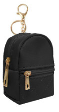 Monedero Mini de Tela Tejida en Tonos Pastel con Llavero de Cuentas Anudadas, Bolsa Pequeña para Guardar Auriculares para Mujeres y Niñas - Product Image 2