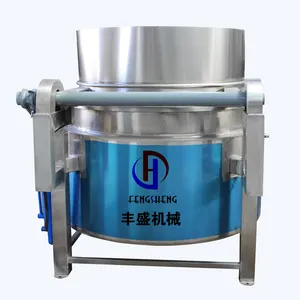 industrial steam/gas/electric heating double jacketed cooking kettle Cooking with Mixer Pot