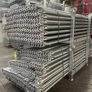 En12811 Altrad Échafaudage – Accessoire d'échafaudage métallique modulaire Ringlock pour la construction de façades et de soutènements - Product Image 6