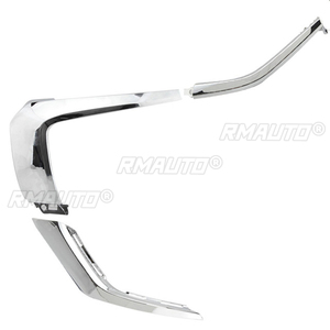 Pour Mitsubishi Outlander Sport RVR ASX 2016-2020, moulure de pare-chocs avant, bande de garniture chromée, gauche et droite, feux antibrouillard - Product Image 3