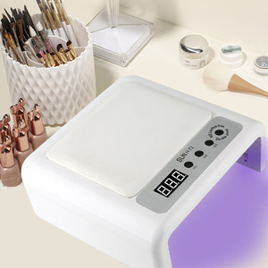 Lámpara UV LED Plegable de Alta Potencia 288W con 72 Leds y Función Temporizable para Curado Rápido de Uñas - Product Image 1