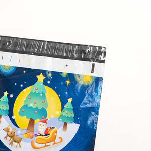 Christmas Festival Full Printing Pants Clothing Biodegradable Custom Printed Poly Mailer Shipping Packaging Mail Bags - Product Image 6