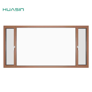 Huasin OEM ODM, Proveedor de <span class=keywords><strong>Ventanas</strong></span> de Madera Revestidas de Aluminio con Drenaje Oculto Estándar Estadounidense 2025 - Product Image 1