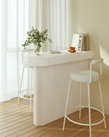 Table longue Spazepaper avec étagères d'entrée et cloison pliable pour la maison et la salle d'exposition