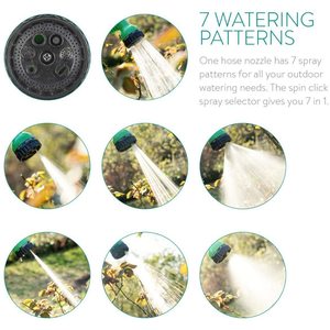 Expandable Garden Hose With <b>Spray</b> Gun 2.5M-7.5M High Pressure Watering <b>Set</b> For Outdoor Use - Product Image 5