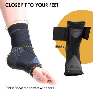 पुरुषों की महिला खेल सुरक्षा के लिए समायोज्य सांस सांस लेने योग्य संपीड़न टखने का समर्थन लिगामेंट्स को स्थिर किया - Product Image 4