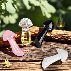 Sialia Rouleau de jade naturel pour masseur des yeux et thérapie faciale Relaxation Guasha Rouleau de visage Usage commercial et domestique - Product Image 4