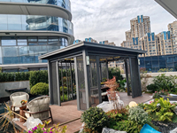 Pergola autoportante moderne en aluminium thermolaqué, écologique, à prix d'usine, idéale pour jardin, terrasse et balcon