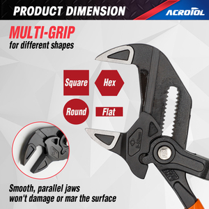 <span class=keywords><strong>Pince</strong></span> à pompe à eau réglable OEM CR-V, <span class=keywords><strong>pince</strong></span> à joint rainuré, <span class=keywords><strong>pince</strong></span> à languette et rainure multi-positions pour la réparation de la plomberie - Product Image 3