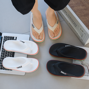 Smile Make-Shoes White EVA <b>Slides</b> Open Toe Anti-Slippery Summer Fashion Flip Flops - Product Image 4