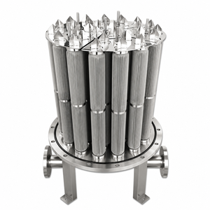 Nouvel équipement <span class=keywords><strong>de</strong></span> filtration à haut débit avec filtre à bougie multi-éléments et panier filtrant en acier inoxydable pour la production pétrochimique d'huile et <span class=keywords><strong>de</strong></span> gaz - Product Image 1