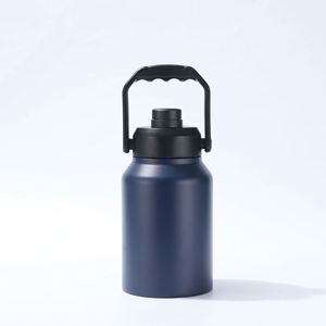 Bouteille isotherme en acier inoxydable de grande capacité 3,8 L (128 oz) avec compartiment pour glaçons, tasse à maintien au froid - Product Image 4