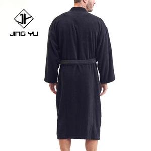 2024 OEM <b>Mens</b> Custom Design Logo Bathrobe Cotton High Quality Luxury <b>Towel</b> Hotel Bathrobe Winter - Product Image 3