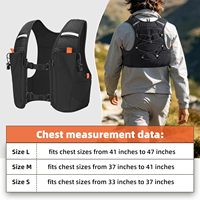 Gilet d'hydratation pour la course à pied avec porte-téléphone pour hommes et femmes
