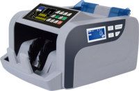 TIMETECH Compteuse de billets de banque semi-automatique en plastique avec écran LCD, capacité de 1000 billets/minute