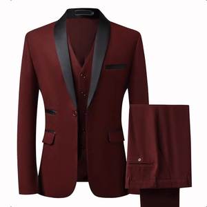 Hot Fashion Blazer Trajes <span class=keywords><strong>de</strong></span> hombre 3 <span class=keywords><strong>piezas</strong></span> Conjunto <span class=keywords><strong>de</strong></span> dos <span class=keywords><strong>piezas</strong></span> Slim Fit Boda Peaked Lapel Wedding Prom <span class=keywords><strong>Terno</strong></span> Masculino Traje formal <span class=keywords><strong>de</strong></span> hombre - Product Image 4