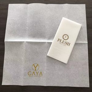 Serviettes de table en papier Airlaid pour mariage, 40x40cm, impression de logo personnalisé, vente en gros, directement de l'usine pour restaurants, banquets, <span class=keywords><strong>HoReCa</strong></span> - Product Image 3