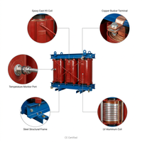 Transformador de Potencia Trifásico Eléctrico Tipo Seco 10kV/20KV/35KV 380V Voltaje de Salida Bobinado de Cobre Bobina Toroidal