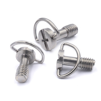 A2 Roestvrij Staal 1/4 5/16 3/8 Inch Opvouwbare D-Ring Adapter Schroef Verborgen Camera Schroef Voor Camera Statief Monopod Bouten