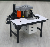 Mini machine à plaquer les chants portable manuelle automatique pour le travail du bois Machine à plaquer les chants courbe droite pour meubles en PVC