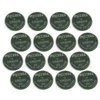 Piles bouton au lithium 3.0V CR2032 220mAh Cr2032 Cr2016 Cr2025 3v Batterie au lithium de haute qualité pour thermomètre