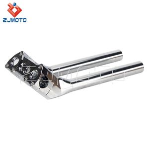 Abrazadera superior para manillar de 6 "-12" estilo Club de retroceso de aluminio CNC para <span class=keywords><strong>Harley</strong></span> Dyna Super Glide Wide Glide Low Rider <span class=keywords><strong>Fat</strong></span> <span class=keywords><strong>Bob</strong></span> - Product Image 6