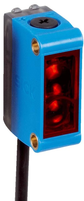 GL6-P1212 Retroreflective Photoelectric Sensor, Block-type, With a 3-pin Connector, PnP Output, Pin-point LED Light Source,