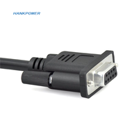 Cable RS232 Serial VGA DB9 hembra a OBD2 de alta calidad para diagnóstico de coche OBDII adaptador de 16 pines a DB9