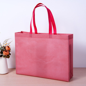 Borsa Shopping Portatile Spessa Personalizzata con Logo Serigrafato in Tessuto Non Tessuto, all'Ingrosso, di Alta Qualità, per Negozi di Abbigliamento Femminile, Prodotta a Wenzhou - Product Image 2